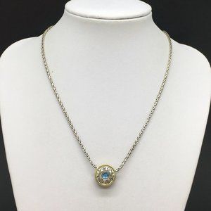 Brighton Jewelry - Brighton Blue Swarovski Crystal Pendant Necklace Brighton Jewelry - Brighton Blue Swarovski Crystal Pendant Necklace